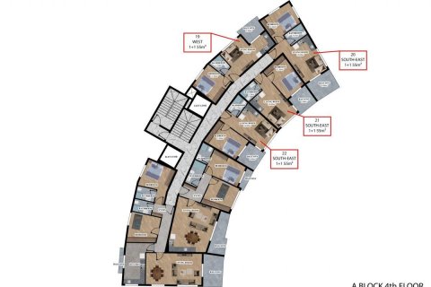 Продажа квартиры в Аланье, Анталье, Турция 3 комн., 80м2, №208937 – фото 16