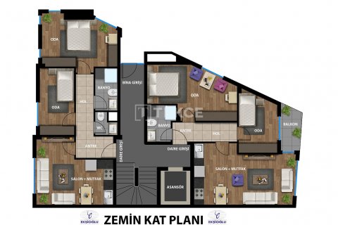 Penthouse for sale in Antalya, Turkey, 2 bedrooms, 110m2, No. 190544 – photo 5