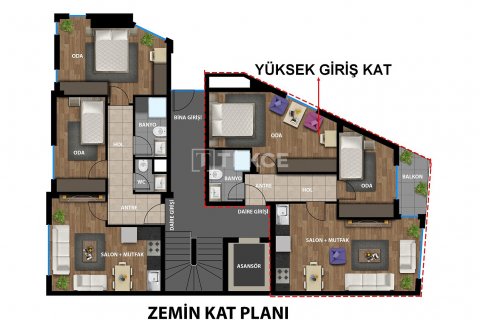 Penthouse for sale in Antalya, Turkey, 2 bedrooms, 110m2, No. 190544 – photo 8