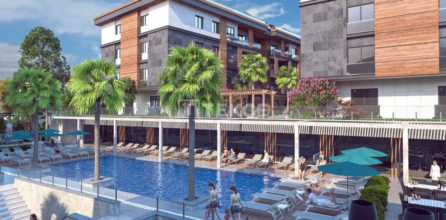 آپارتمان در  Beylikduezue ، ترکیه 4 خوابه ، 210 متر مربع.  شماره 190074