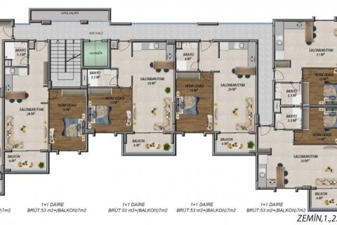 Lägenhet  i Avsallar, Antalya, Turkiet Nr. 208931 - 13