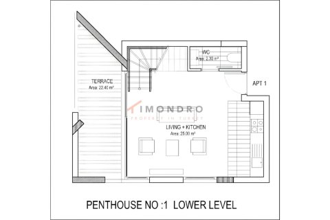 1+1 Wohnung  in Gaziveren, Guzelyurt,  Nr. 152499 - 18