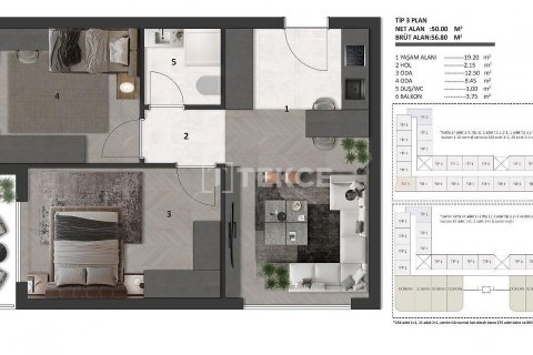 1+1 Lejlighed i Ankara, Tyrkiet Nr. 193615 - 25