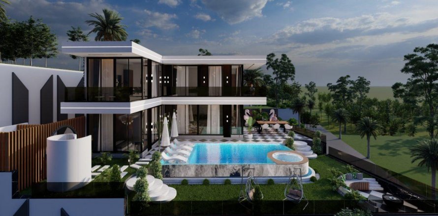 Вилла  5-х ком. в Аланье, Анталья, Турция №210091