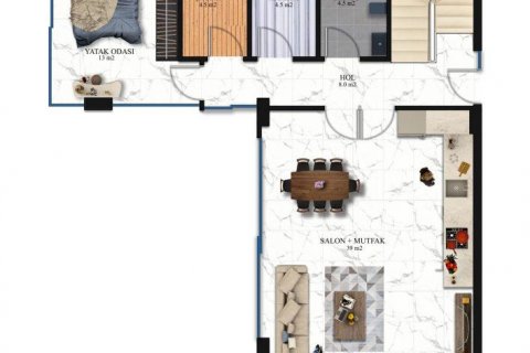 Продажа виллы  в Аланье, Анталье, Турция 5 комн., 215м2, №210091 – фото 19