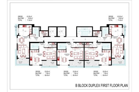 Takvåning  i Alanya, Antalya, Turkiet Nr. 210086 - 16