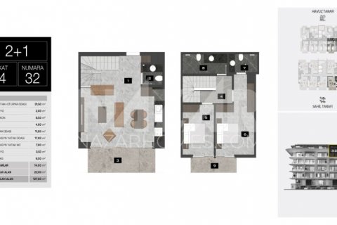 Продажа квартиры  в Кестеле, Бурсе, Турция 1+1, 51м2, №211255 – фото 26