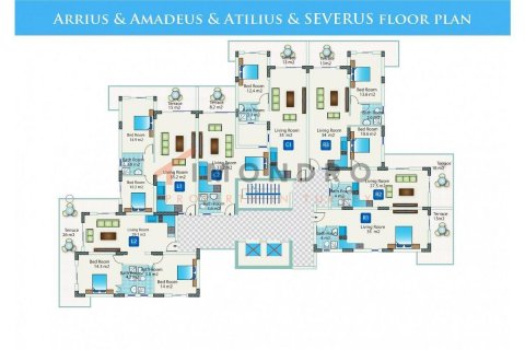 Продажа квартиры  в Северном Кипре 4+1, 180м2, №206807 – фото 12