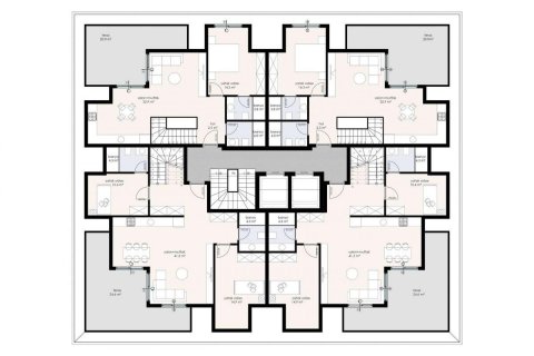 Продажа квартиры  в Оба, Анталье, Турция 2 комн., 47м2, №209254 – фото 21