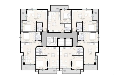 Продажа квартиры  в Оба, Анталье, Турция 2 комн., 47м2, №209254 – фото 19