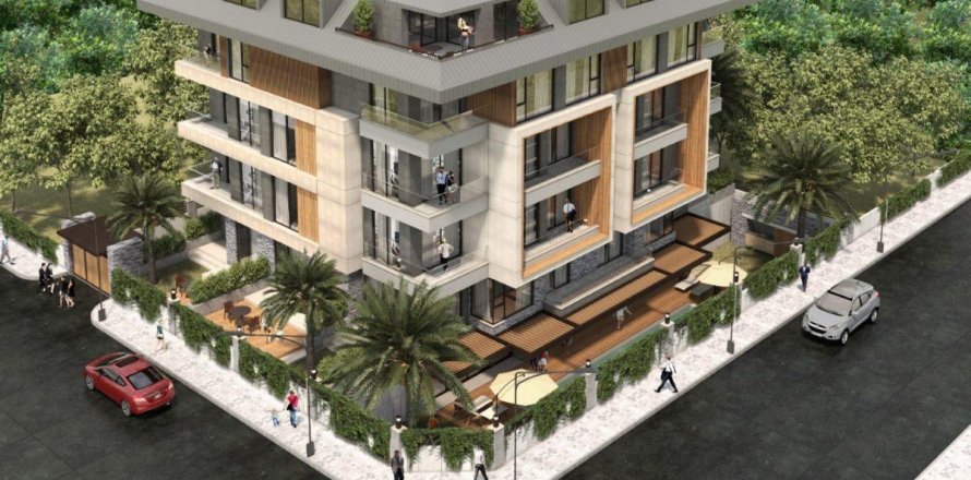 Квартира  2-х ком. в Оба, Анталья, Турция №209254