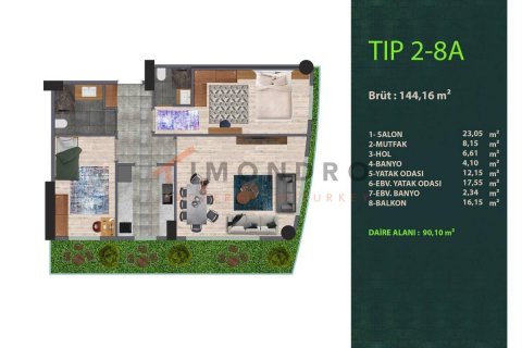 Apartment for sale  in Kâğıthane, Istanbul, Turkey, 1 bedroom, 74m2, No. 192844 – photo 16