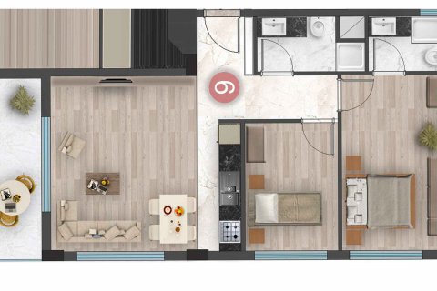 2+1 Wohnung in Aksu, Antalya, Türkei Nr. 210212 - 2