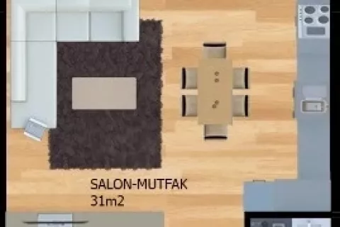 آپارتمان در  Alanya ، ترکیه 2 خوابه ، 100.5 متر مربع.  شماره 189454 - 28