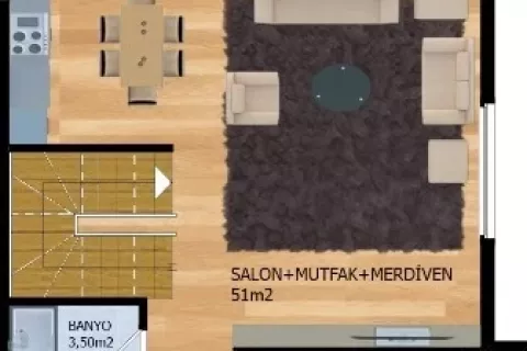 4+1 Lägenhet  i Alanya, Antalya, Turkiet Nr. 189460 - 28