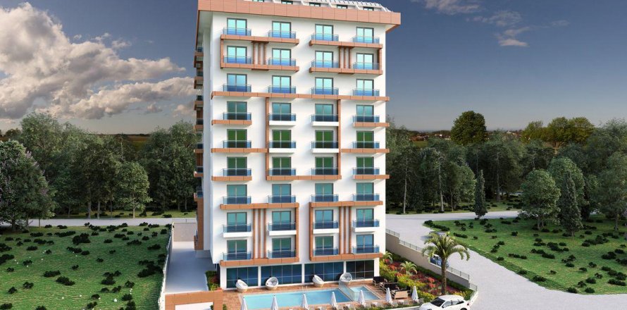 Квартира  2-х ком. в Махмутларе, Анталья, Турция №210092