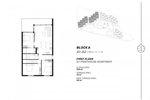 Leilighet  i Bahceli, Girne,  Nr. 210563 - 15