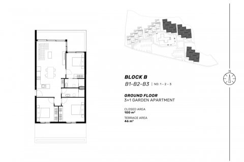 Leilighet  i Bahceli, Girne,  Nr. 210563 - 17