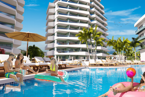 آپارتمان در  Iskele ، ترکیه 48 متر مربع.  شماره 210560 - 9