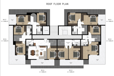 Lejlighed  i Demirtas, Alanya, Antalya, Tyrkiet Nr. 207441 - 26