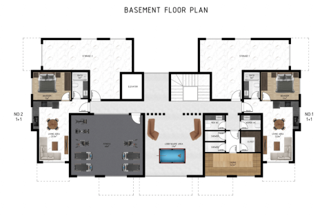 Lejlighed  i Demirtas, Alanya, Antalya, Tyrkiet Nr. 207441 - 22