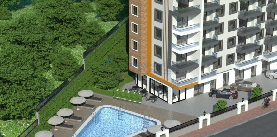1+1 Lägenhet  i Alanya, Antalya, Turkiet Nr. 211502