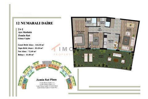 Apartment for sale  in Aksu, Antalya, Turkey, 2 bedrooms, 70m2, No. 191195 – photo 14