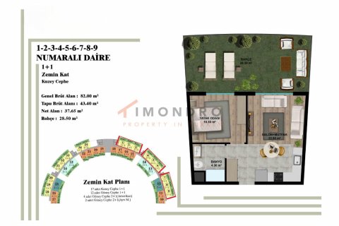 Apartment for sale  in Aksu, Antalya, Turkey, 2 bedrooms, 70m2, No. 191195 – photo 13