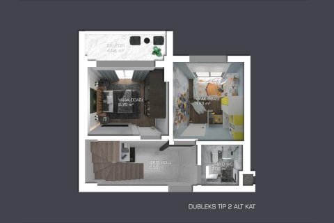 Daire   Gazipaşa, Antalya, Türkiye №208705 - 30