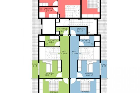 Продажа пентхауса  в Аланье, Анталье, Турция 4 комн., 70м2, №209999 – фото 8