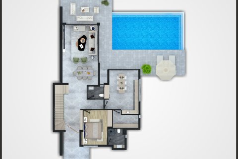 Продажа виллы  в Гирне, Северный Кипр 5 комн., 220м2, №210996 – фото 30