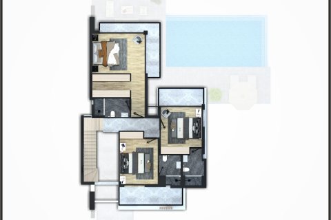 Продажа виллы  в Гирне, Северный Кипр 5 комн., 220м2, №210996 – фото 28