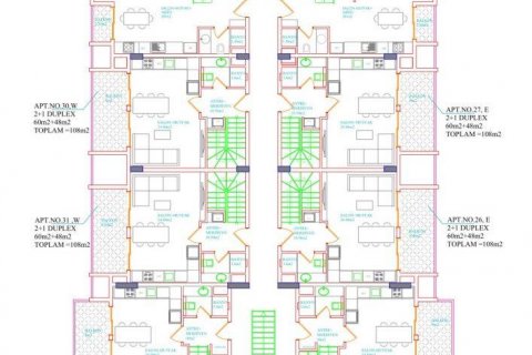 Penthouse for sale  in Alanya, Antalya, Turkey, 60m2, No. 208839 – photo 8