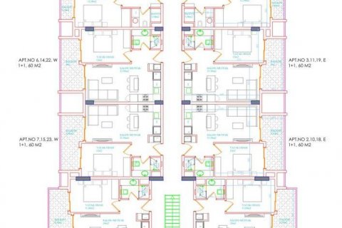 Penthouse for sale  in Alanya, Antalya, Turkey, 60m2, No. 208839 – photo 7