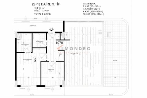 Продажа квартиры  в Аксу, Анталье, Турция 2+1, 113м2, №193725 – фото 19