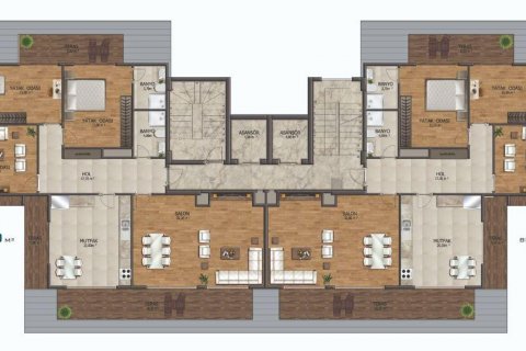 Продажа квартиры  в Авсалларе, Анталье, Турция 2 комн., 55м2, №210052 – фото 15