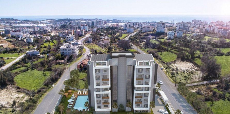 Квартира  2-х ком. в Авсалларе, Анталья, Турция №210052