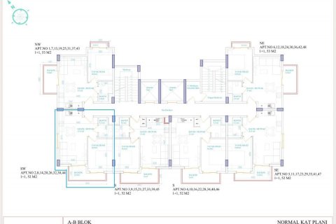 Apartment for sale  in Demirtas, Alanya, Antalya, Turkey, 52m2, No. 208116 – photo 24