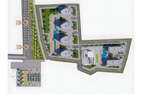 1+1 Leilighet  i Gaziveren, Guzelyurt,  Nr. 152496 - 13