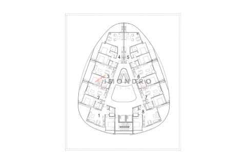 1+1 Leilighet  i Gaziveren, Guzelyurt,  Nr. 152496 - 23