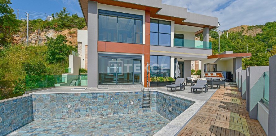 4+1 Villa i Alanya, Antalya, Tyrkia Nr. 210173
