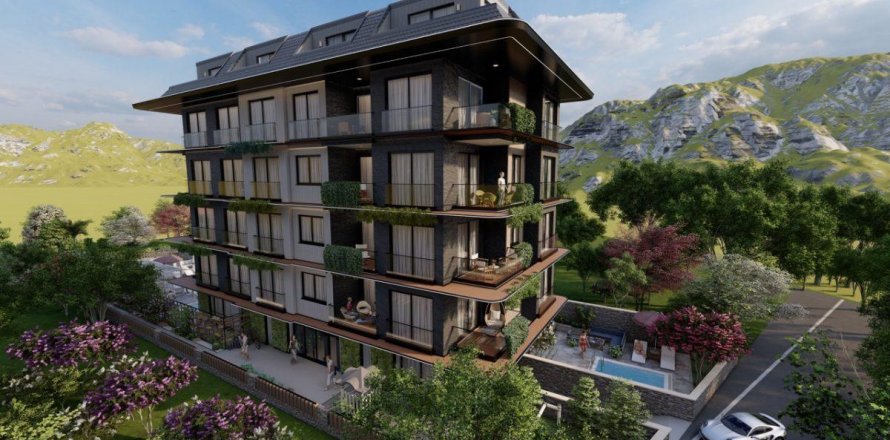 آپارتمان در  Kestel ، ترکیه 52 متر مربع.  شماره 208130