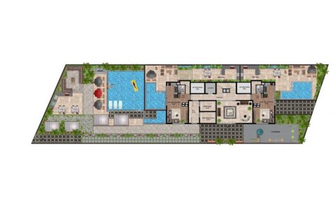 آپارتمان در  Kestel ، ترکیه 52 متر مربع.  شماره 208130 - 18