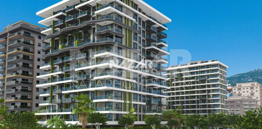 آپارتمان در  Mahmutlar ، ترکیه 1 خوابه ، 63 متر مربع.  شماره 116516