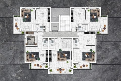 Leilighet  i Avsallar, Antalya, Tyrkia Nr. 209521 - 15