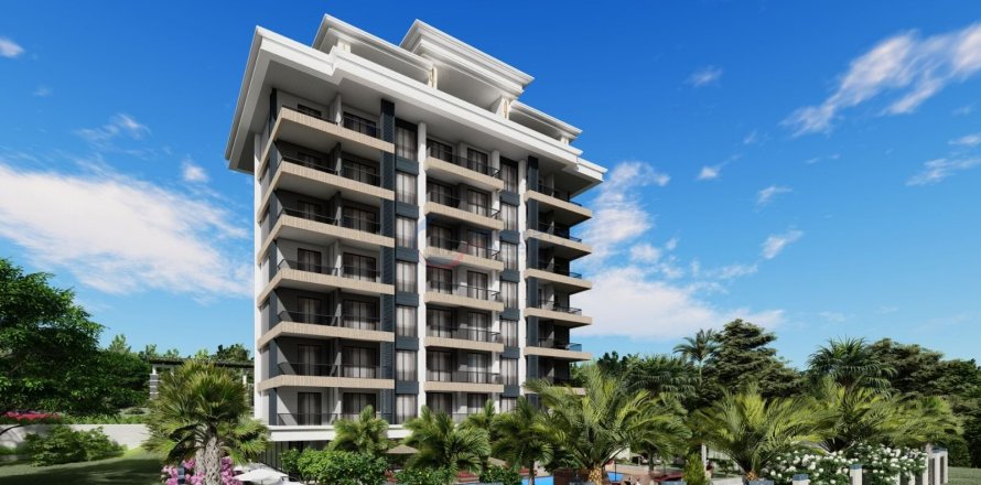 1+1 Lejlighed i Alanya, Antalya, Tyrkiet Nr. 211534