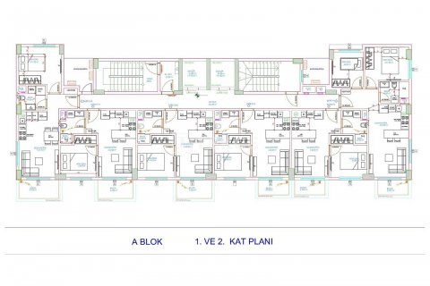 2+1 Wohnung  in Alanya, Antalya, Türkei Nr. 189849 - 2