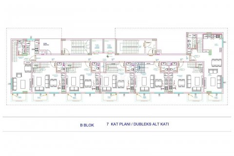2+1 Wohnung  in Alanya, Antalya, Türkei Nr. 189849 - 9