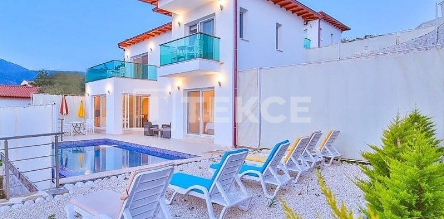 Villa 3+1 Kaş, Antalya, Türkiye №192590