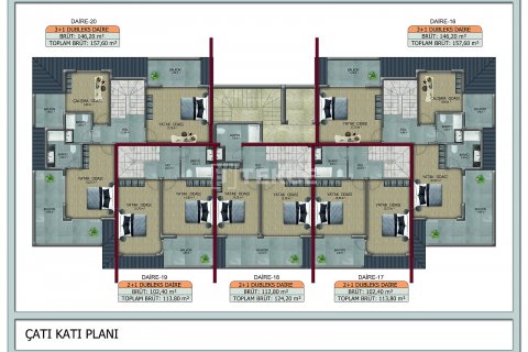 Продажа квартиры  в Аланье, Анталье, Турция 1+1, 58м2, №192585 – фото 15